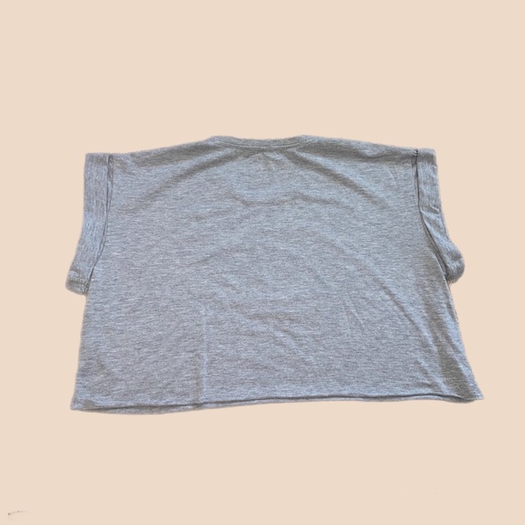 Grey Crop Top for Women - Picture 2 of 2